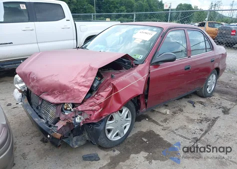 2000 Toyota Corolla Ve из США, поврежденный, VIN 1NXBR12E4YZ309080